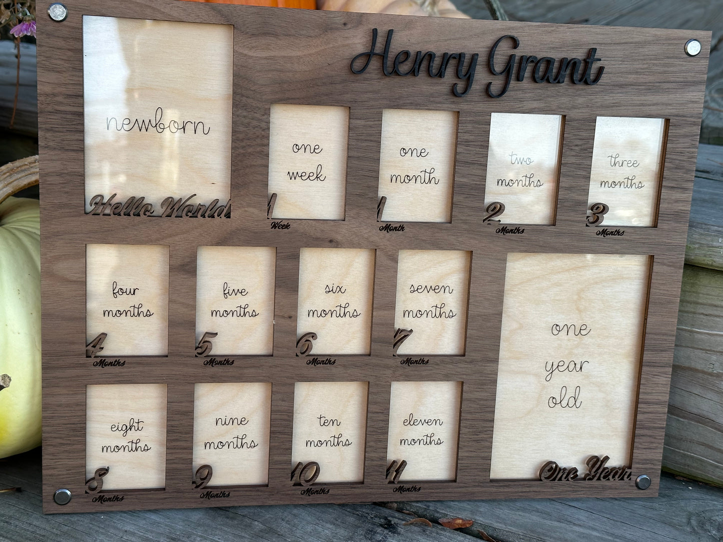 First Year Picture Frame