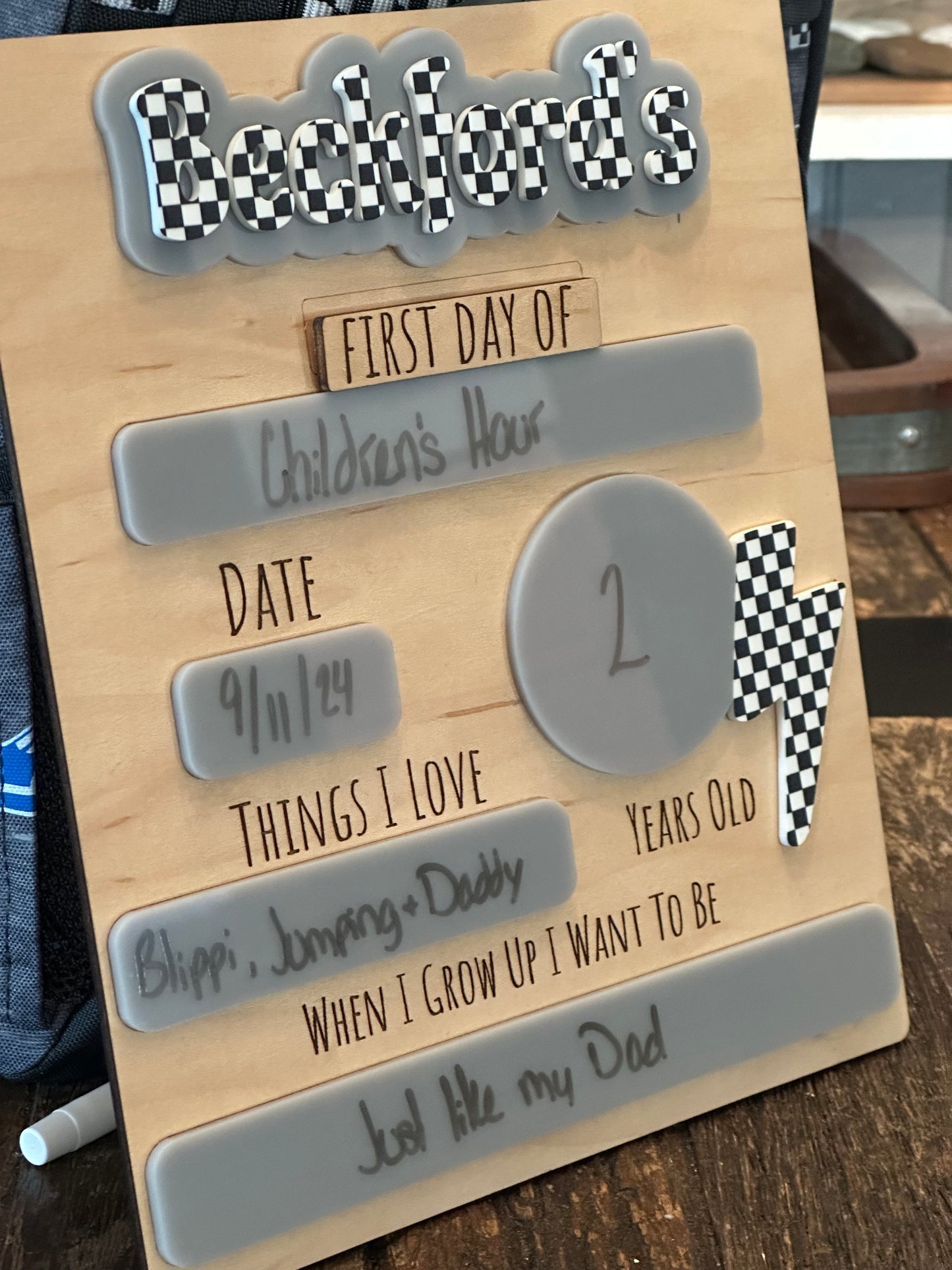 Rad Back to School Sign