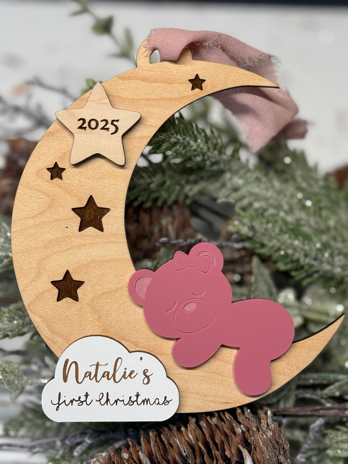 Baby's First Christmas Bear Ornament