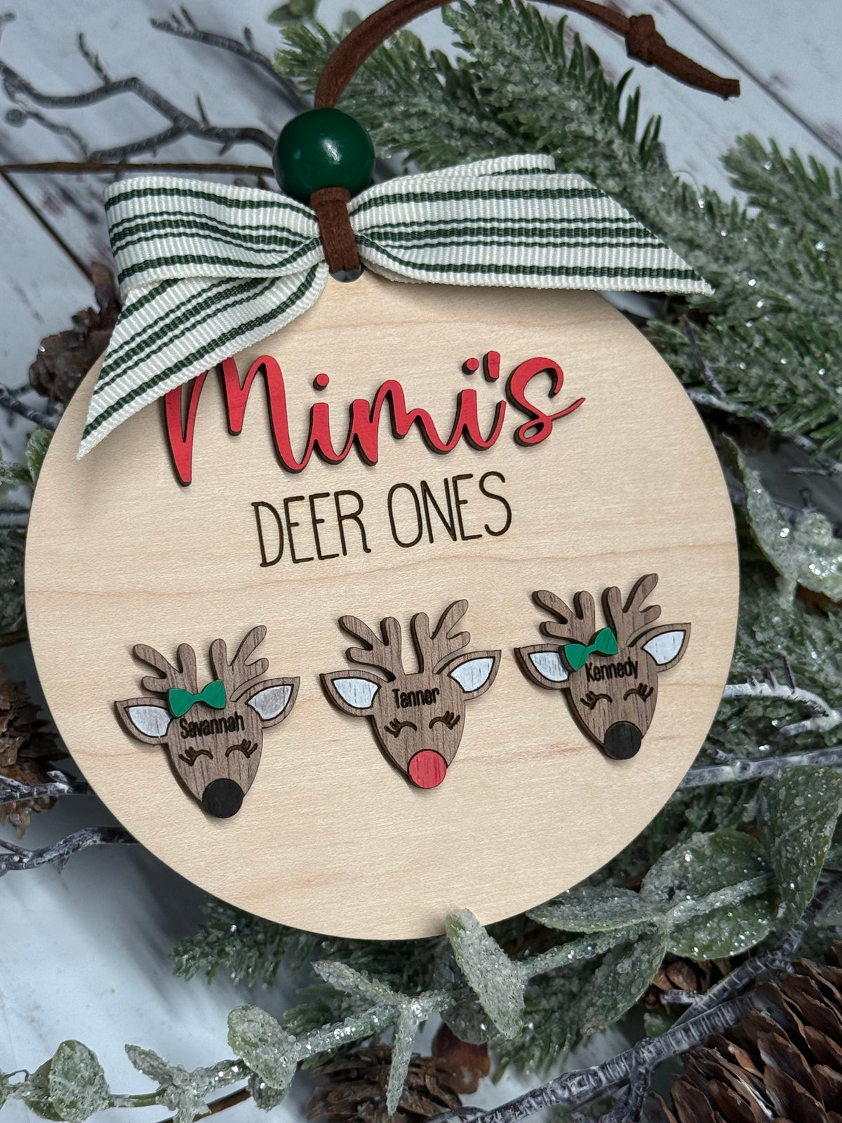 Deer Ones Family Ornament