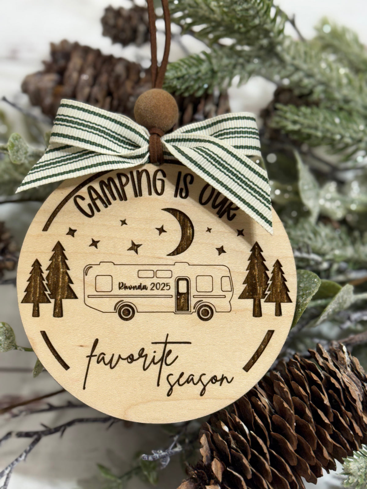Camping Is Our Favorite Season Ornament