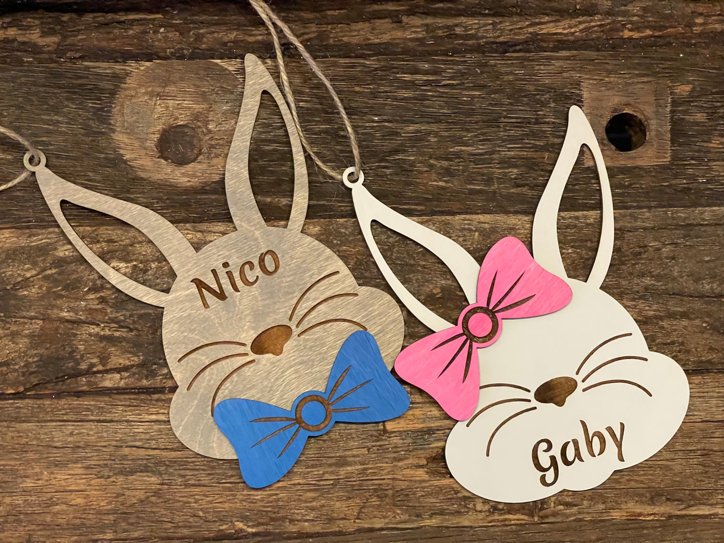 Bunny Easter Tags