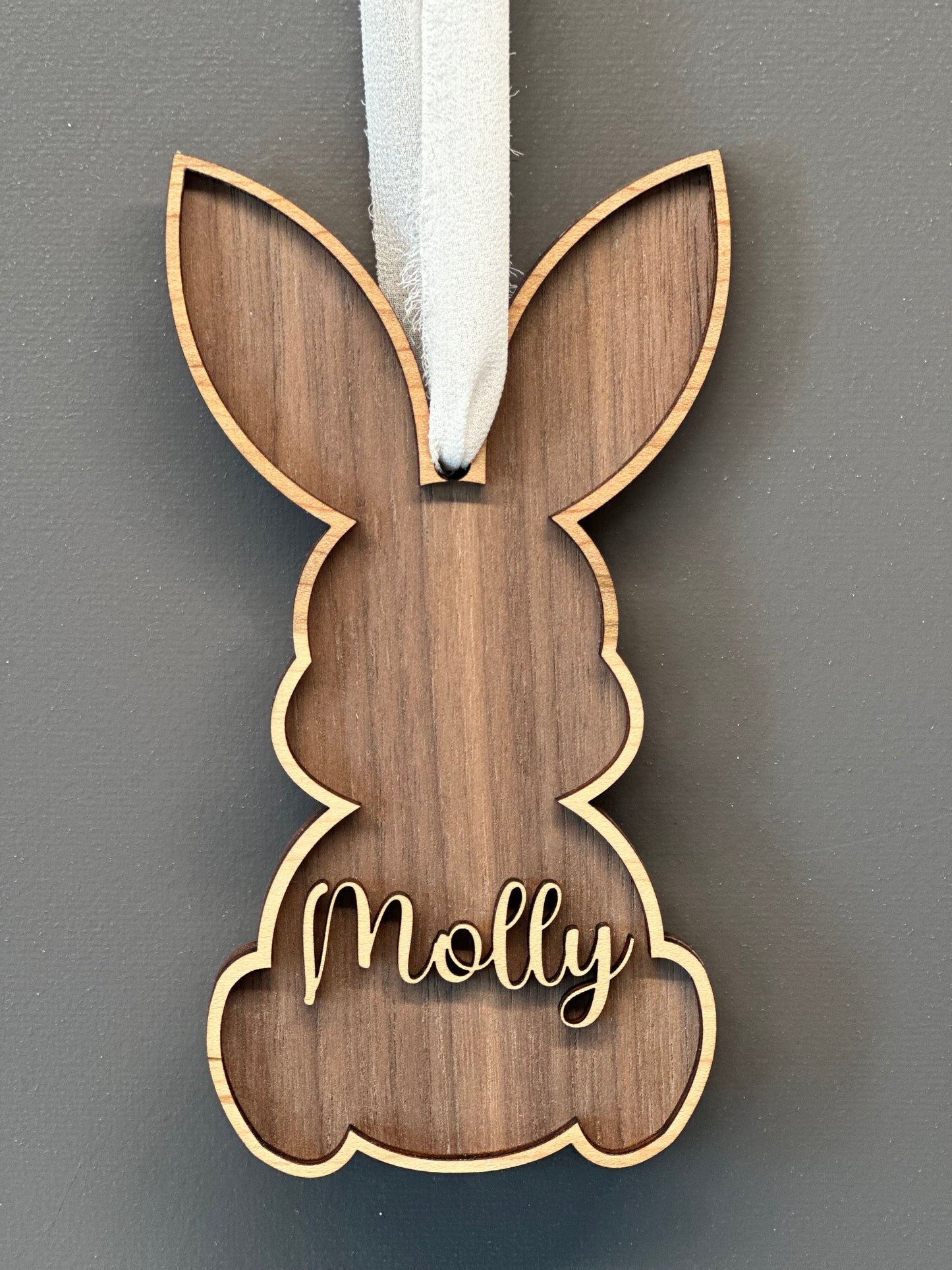 Bunny Basket Tag
