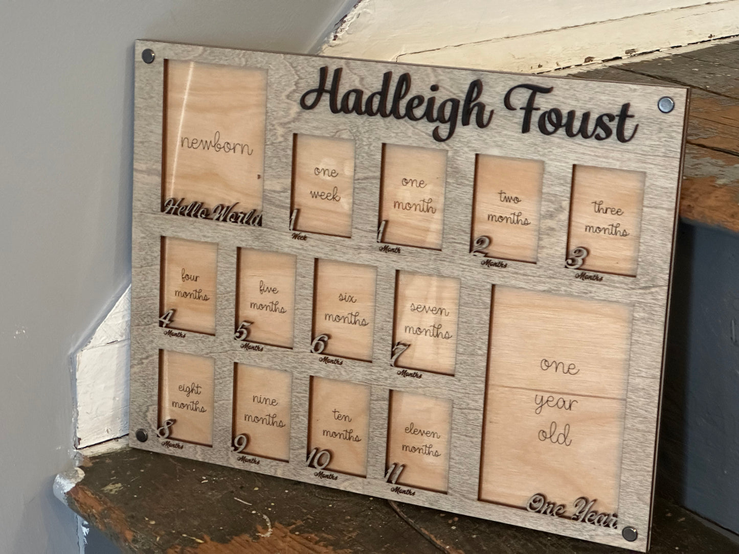 First Year Picture Frame