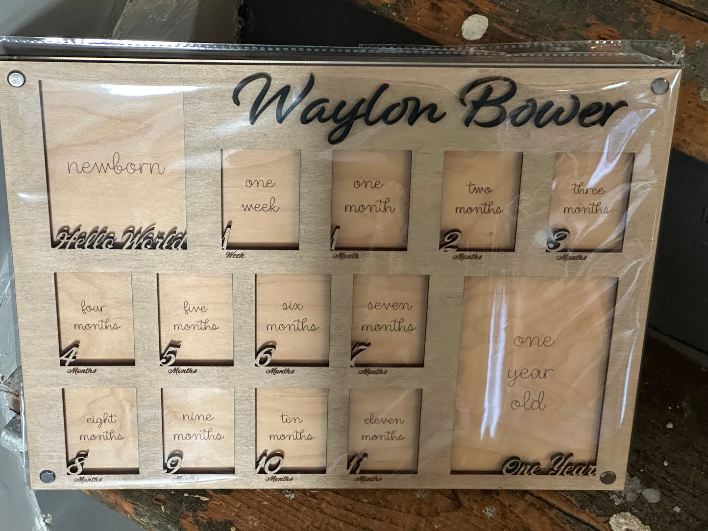 First Year Picture Frame