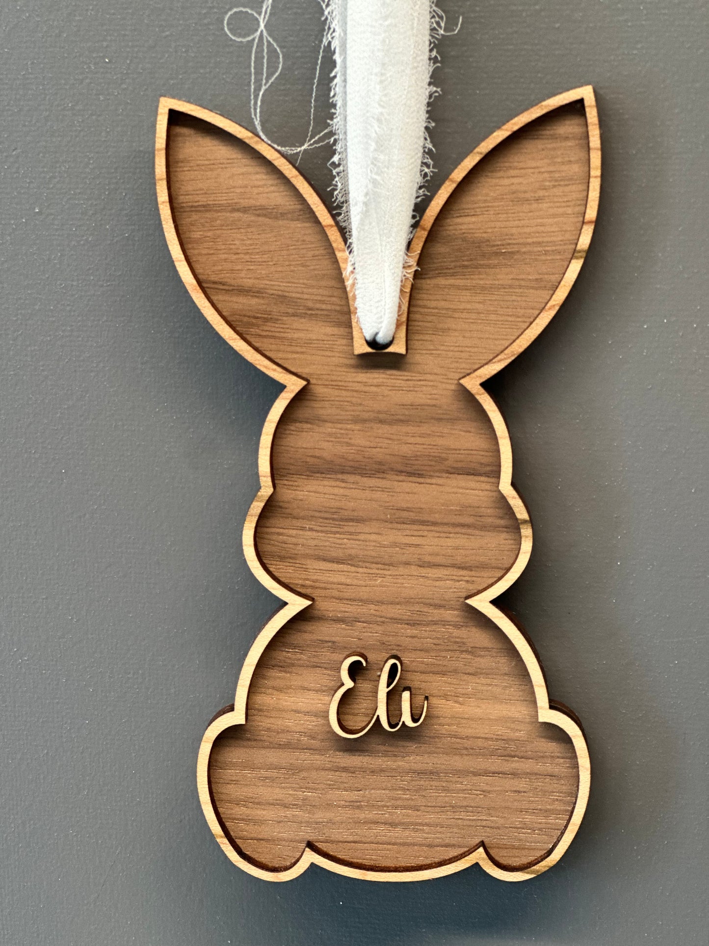 Bunny Basket Tag