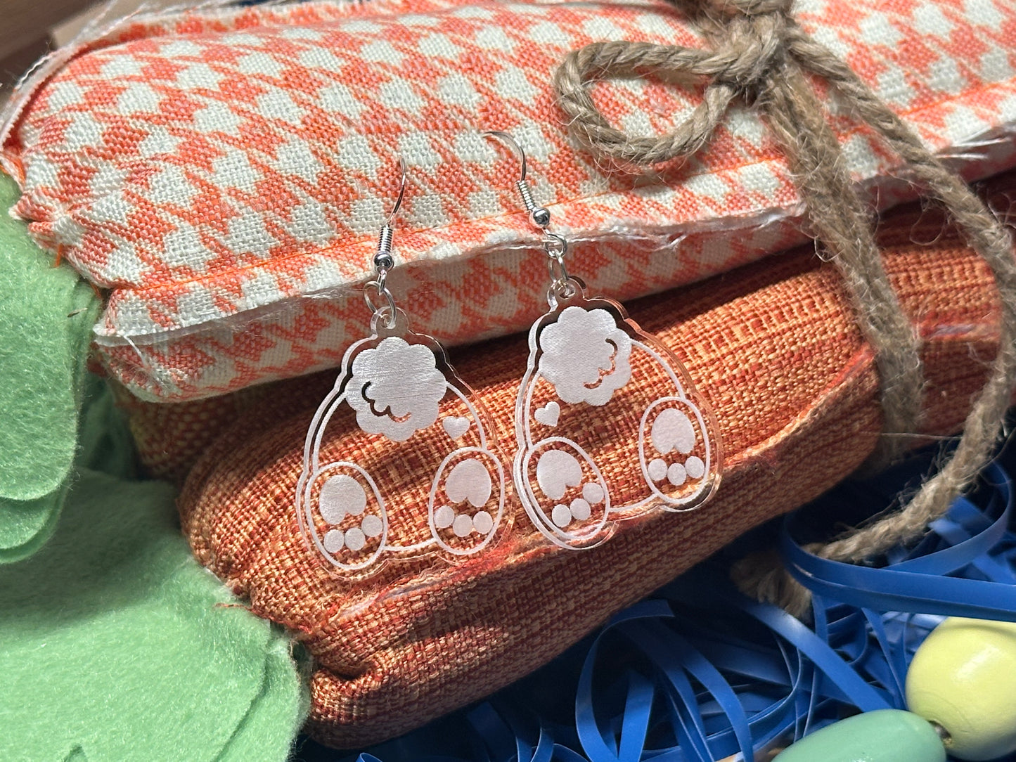 Bunny Butt Earrings