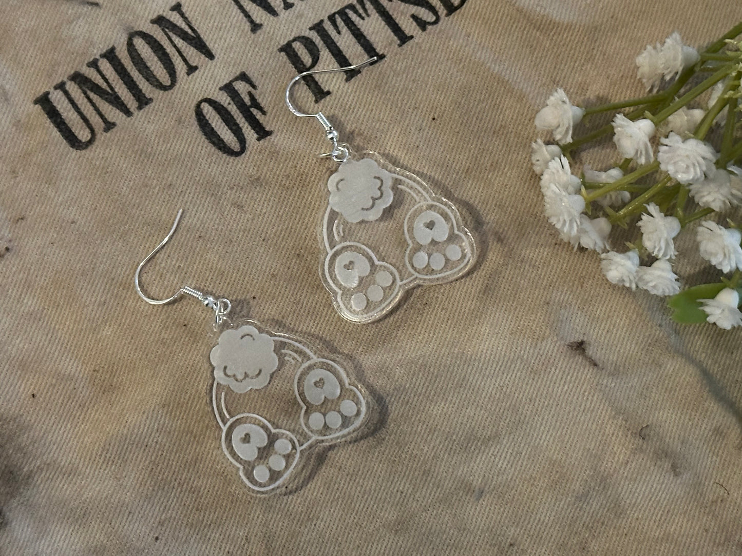 Bunny Butt Earrings