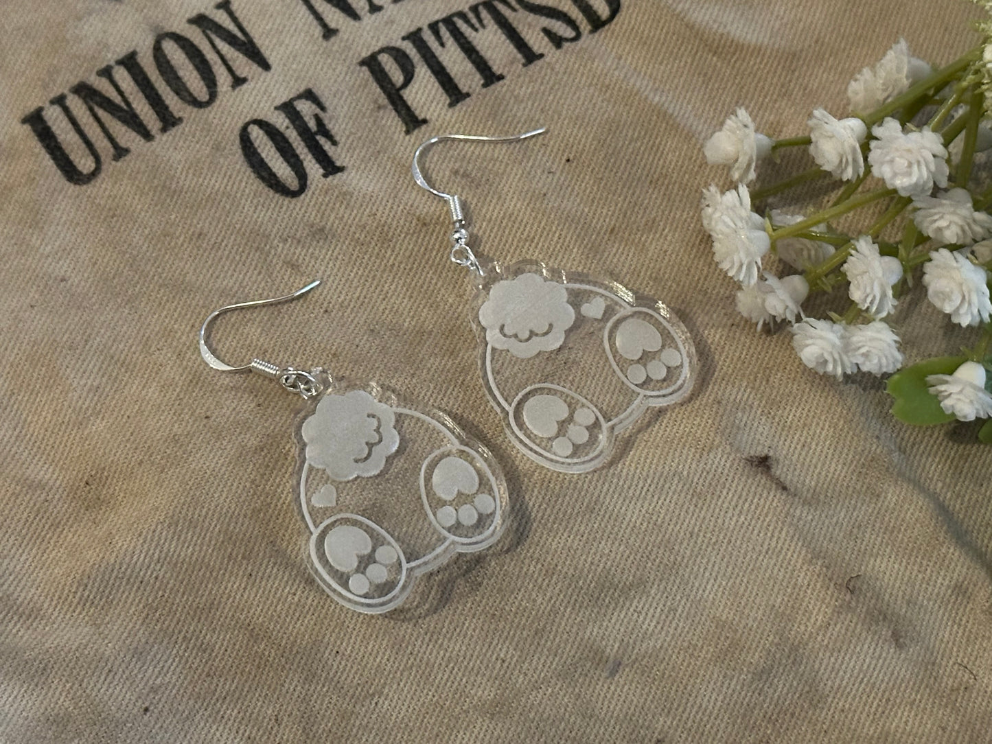Bunny Butt Earrings