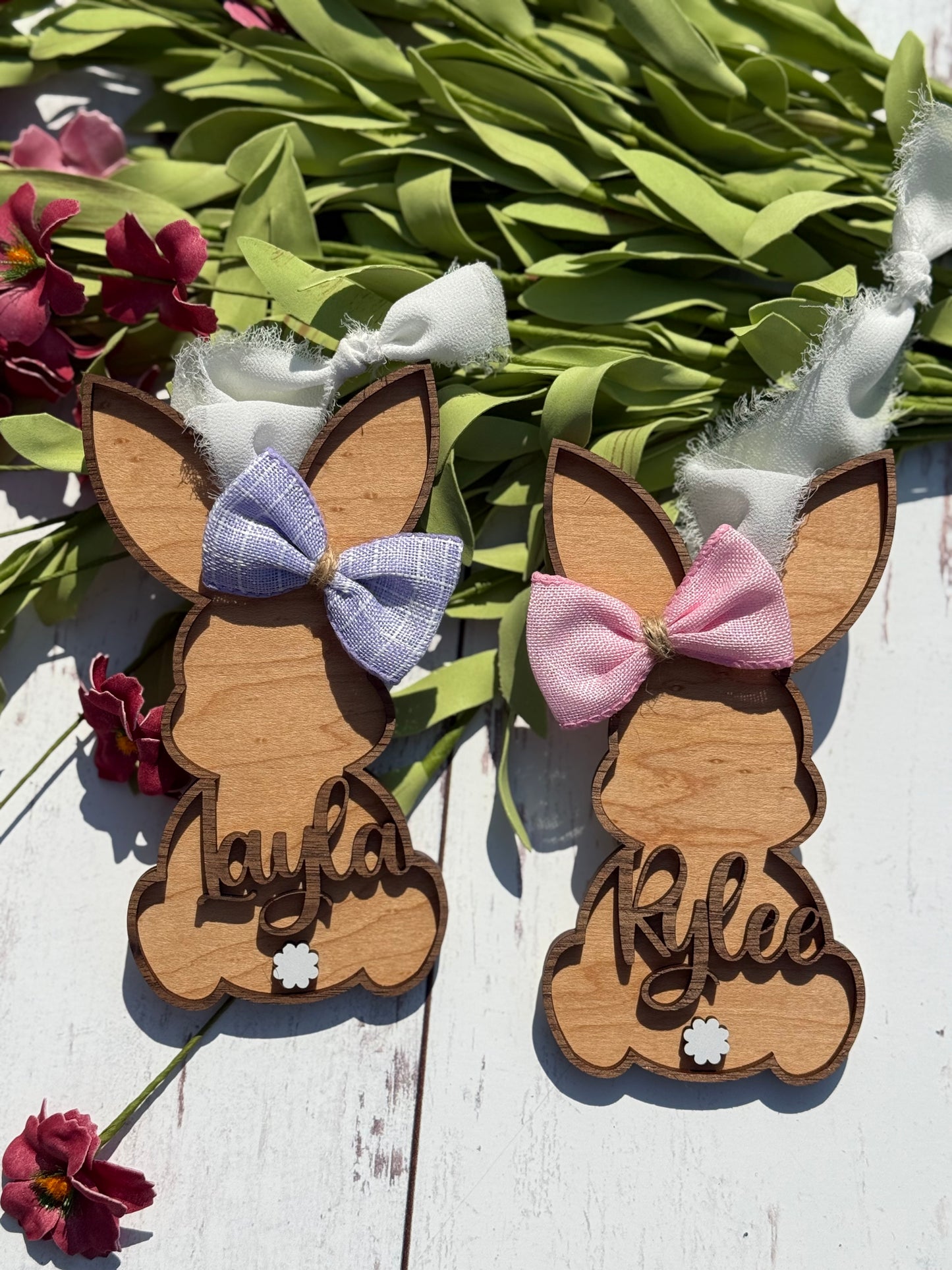 Bunny Basket Tag