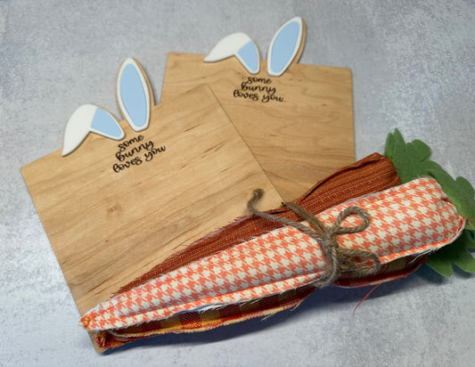 Bunny Love Footprint Sign