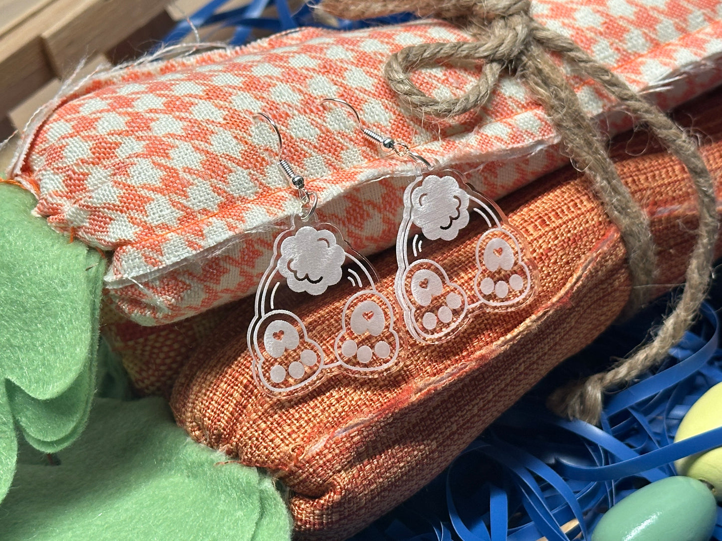 Bunny Butt Earrings