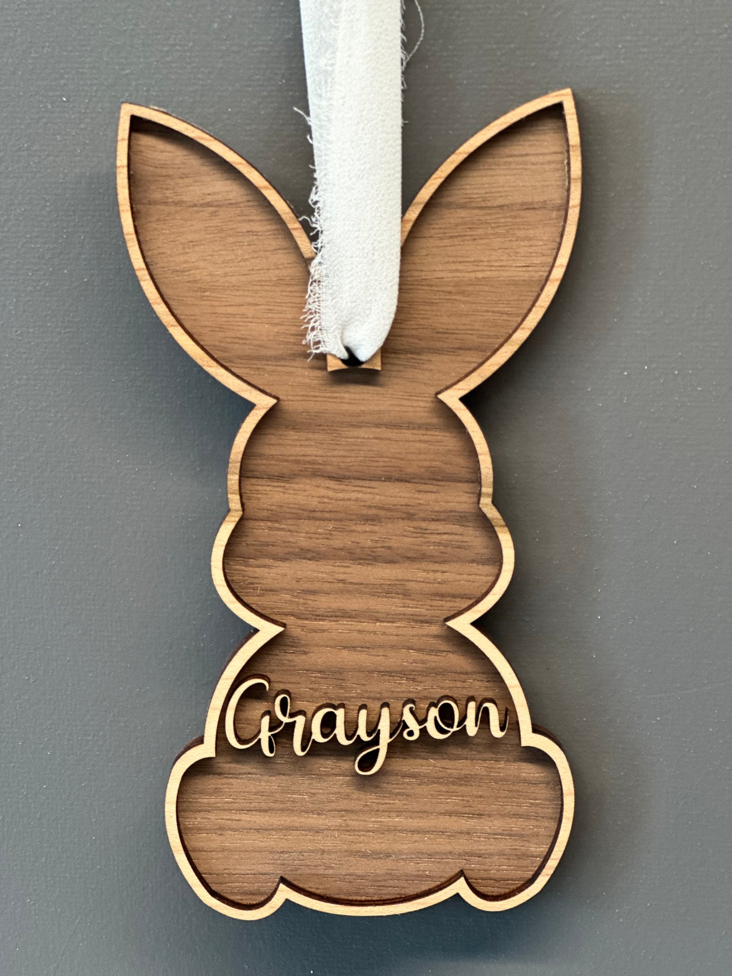 Bunny Basket Tag