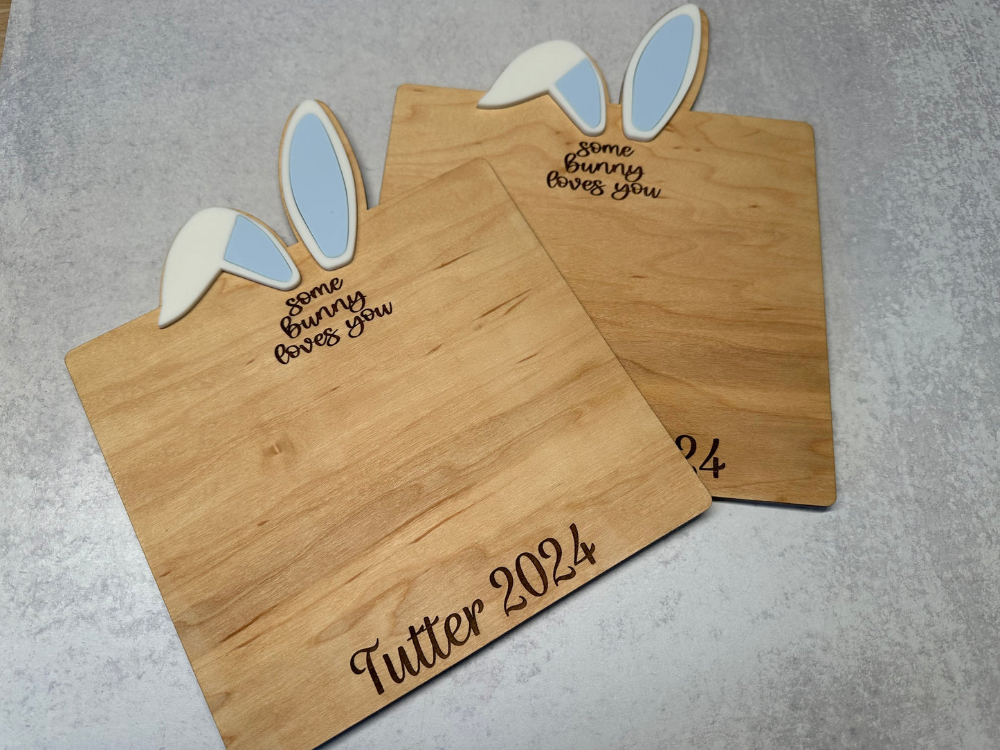 Bunny Love Footprint Sign