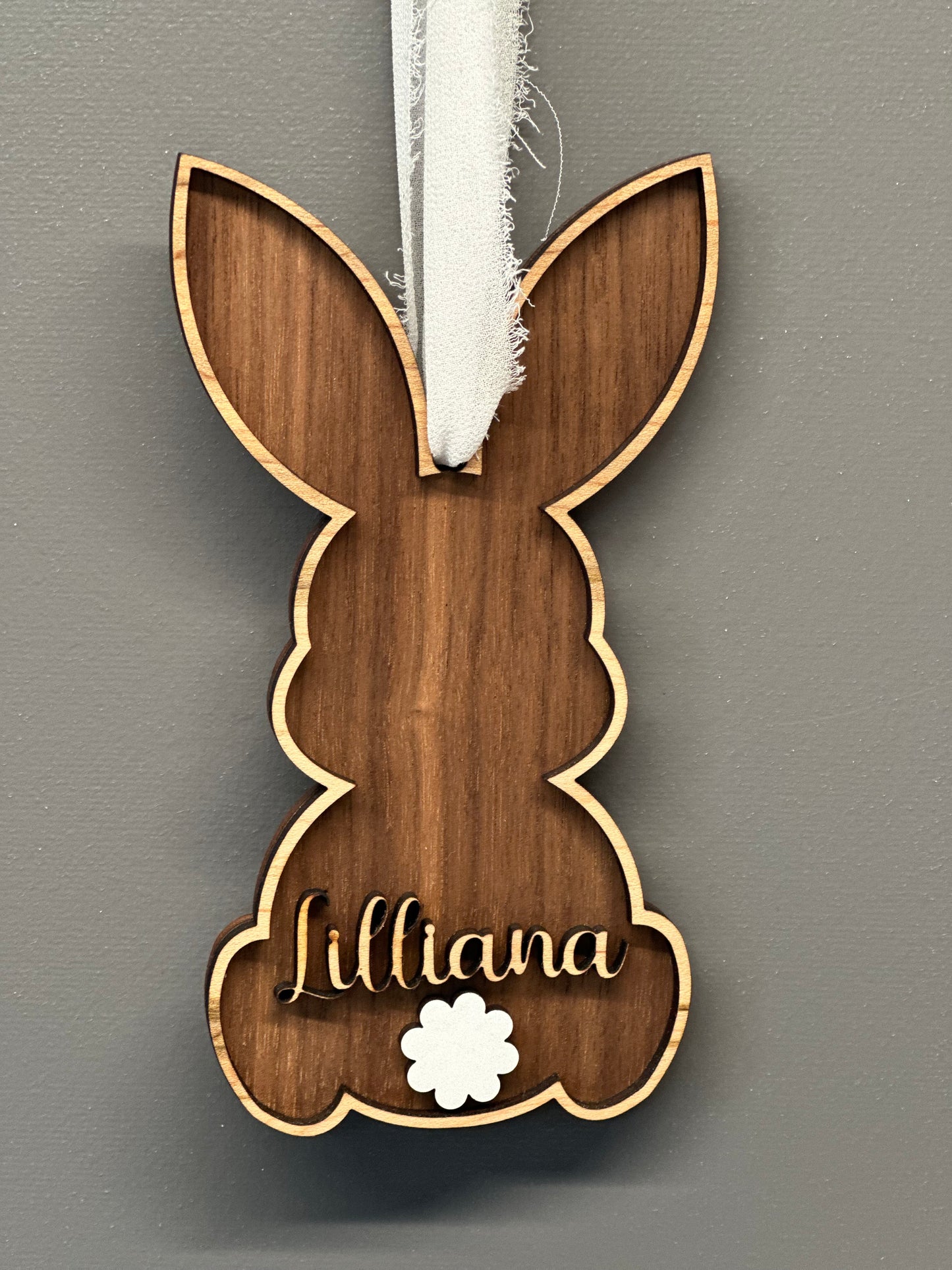 Bunny Basket Tag