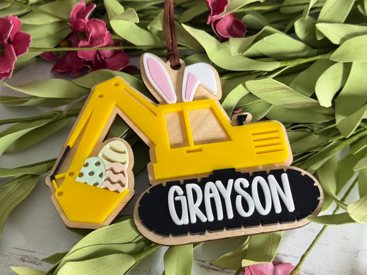 Excavator Basket Tag