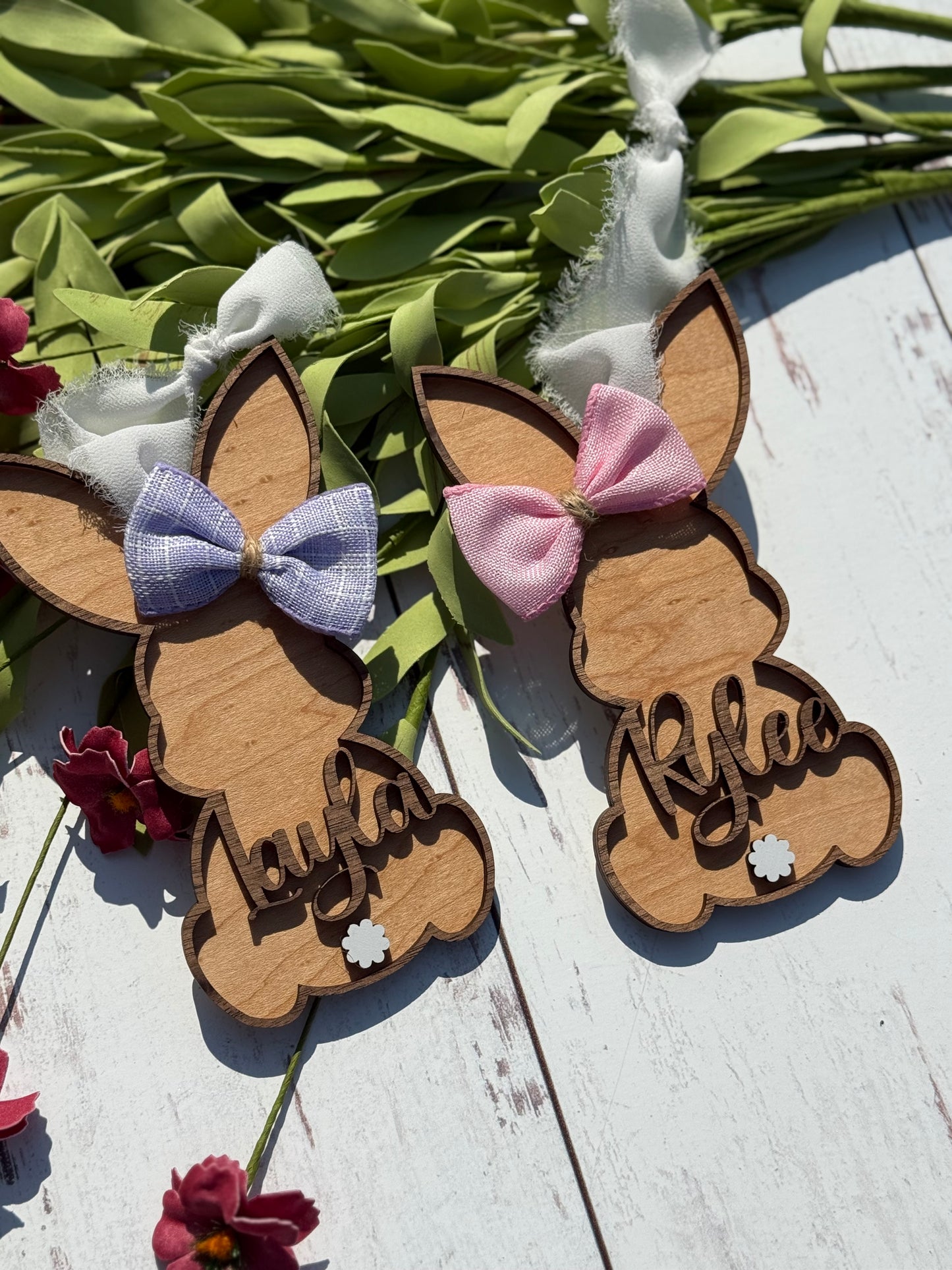 Bunny Basket Tag