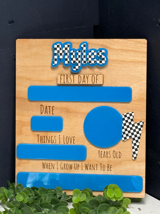 Rad Back to School Sign