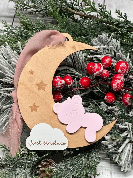 Baby's First Christmas Bear Ornament