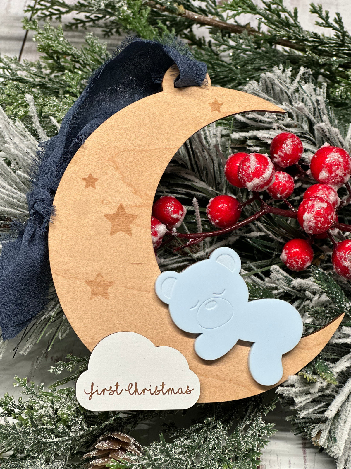 Baby's First Christmas Bear Ornament