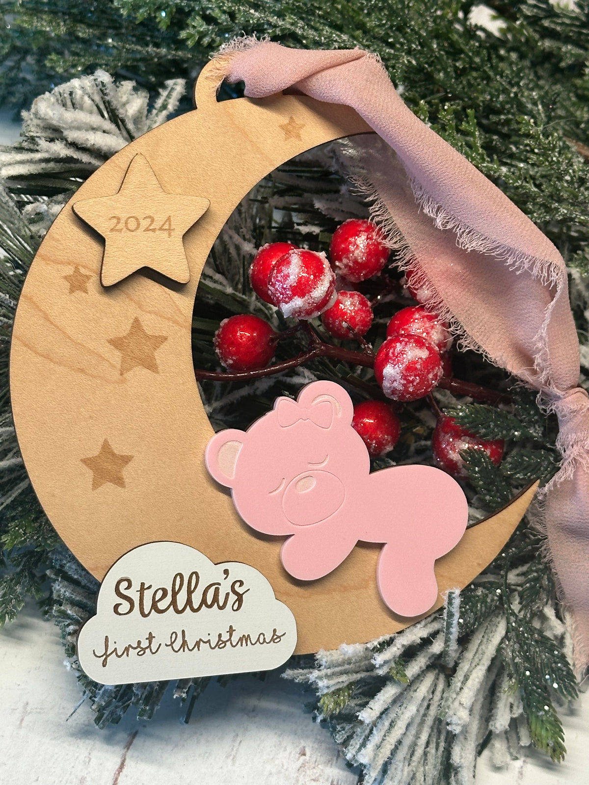 Baby's First Christmas Bear Ornament