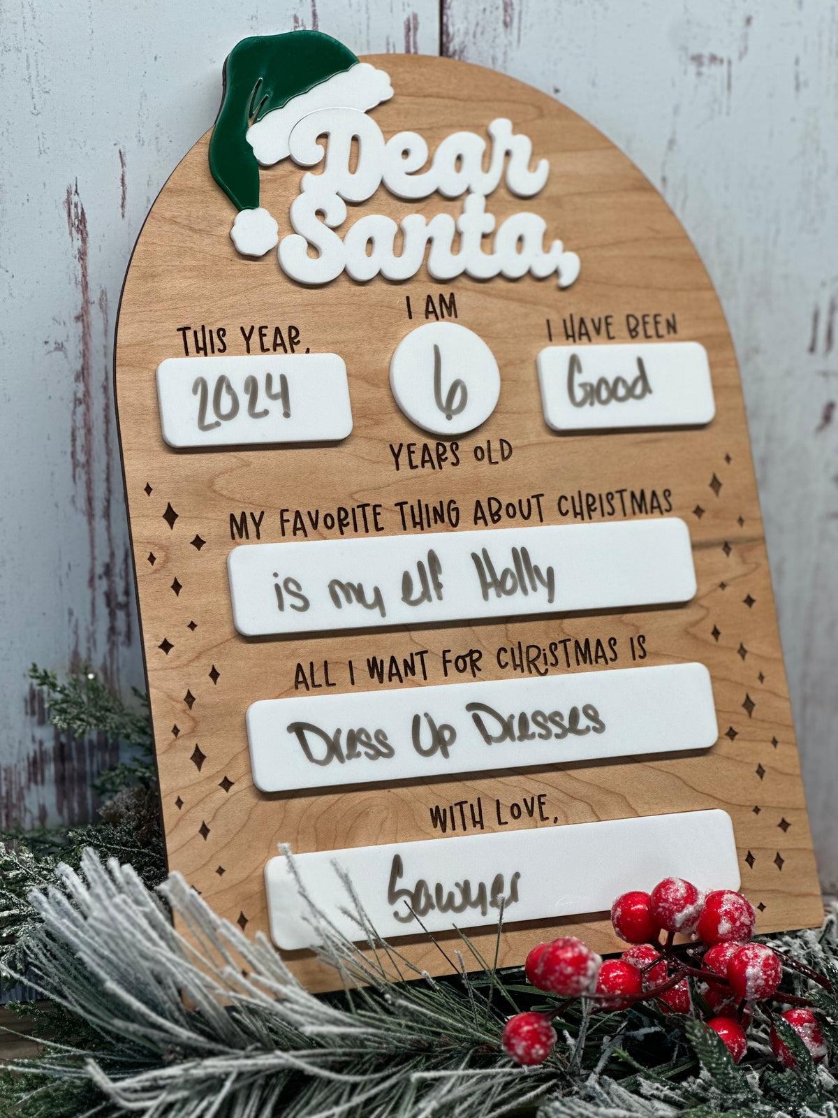 Dear Santa Board