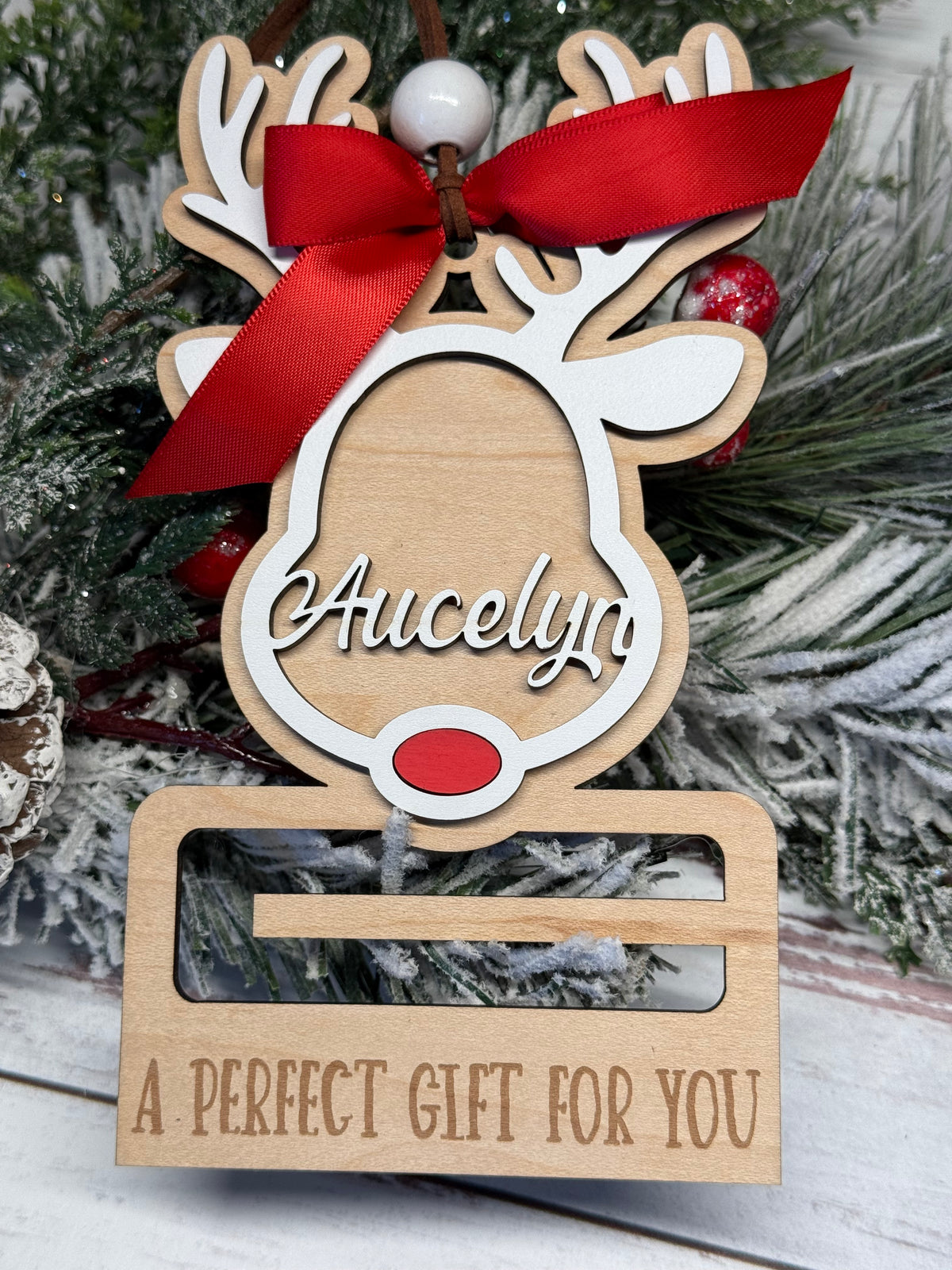Perfect Gift Money Holder Reindeer