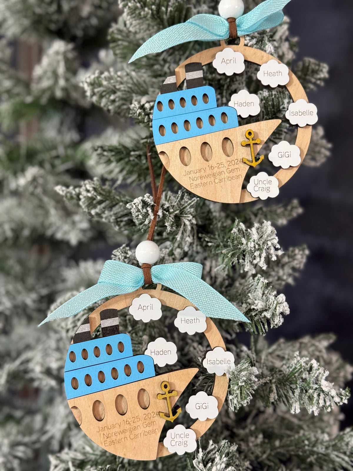Family Cruise Ornament