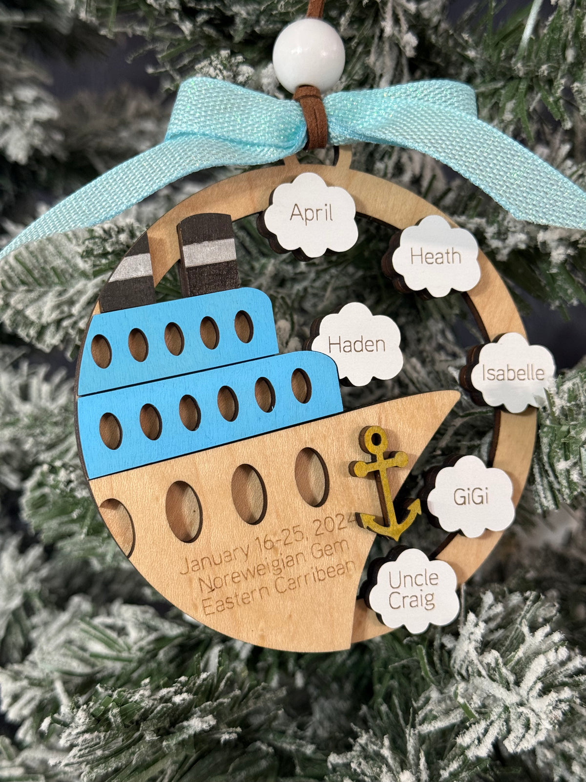Family Cruise Ornament
