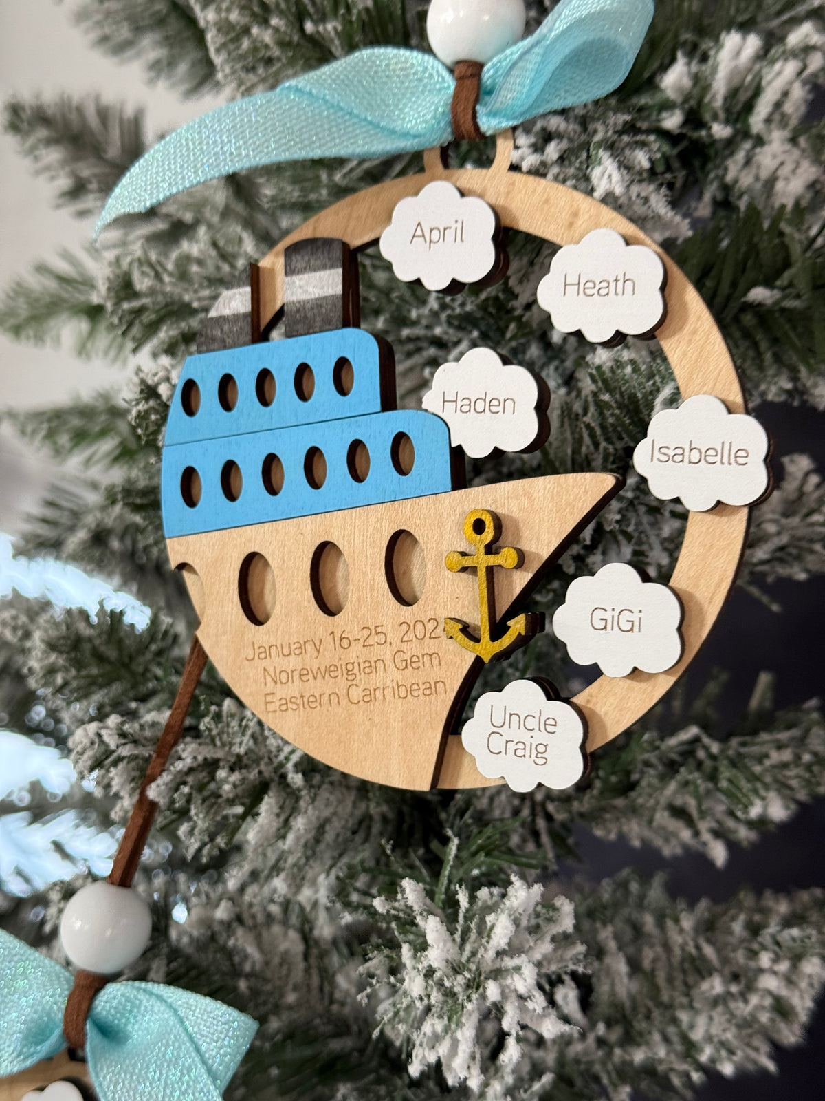 Family Cruise Ornament