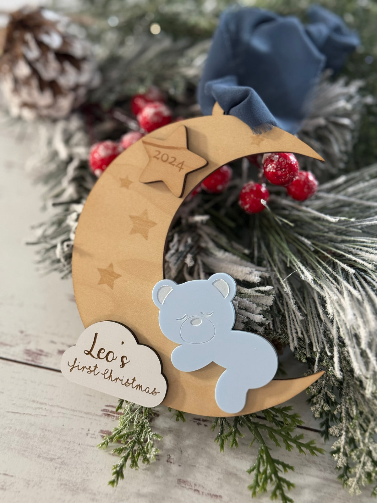 Baby's First Christmas Bear Ornament
