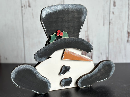 Personalized Snowman Shelf Sitter