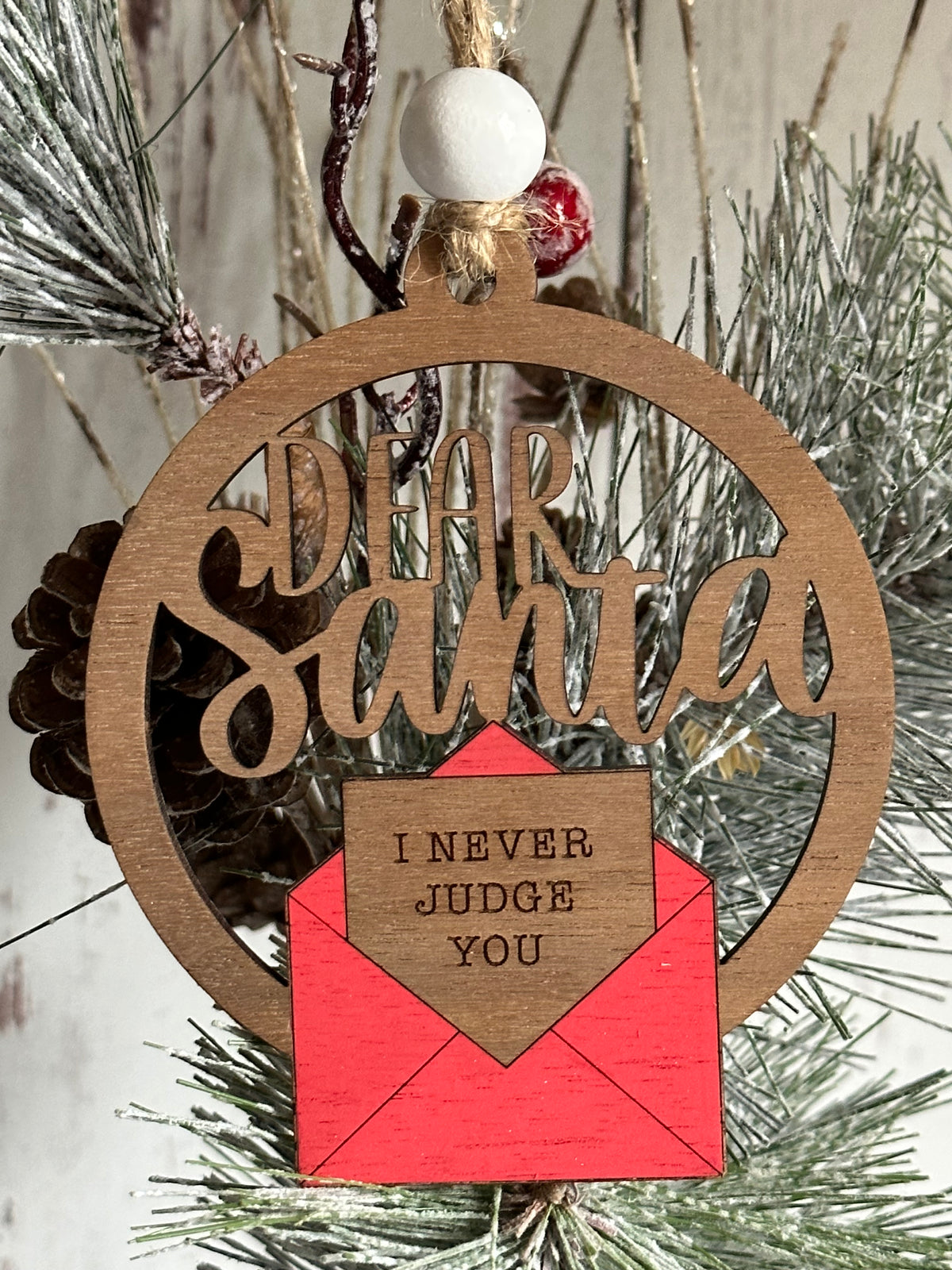 Dear Santa…I Can Explain! Ornament