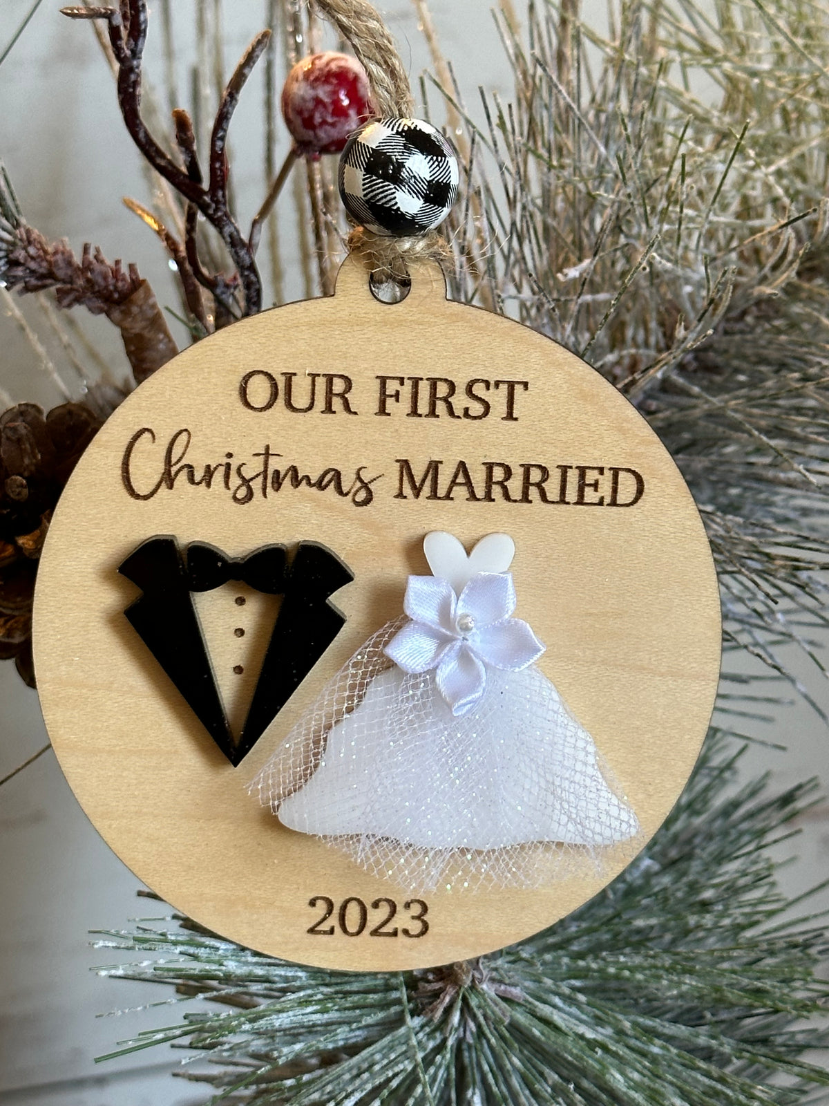 Our First Christmas Married Ornament