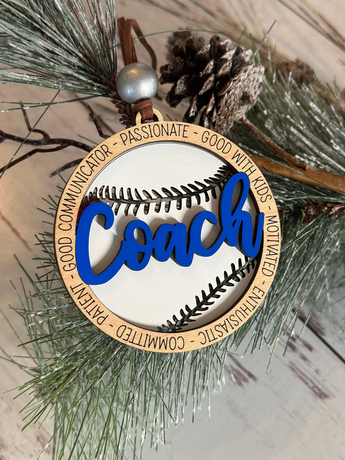 Baseball Coach Ornament