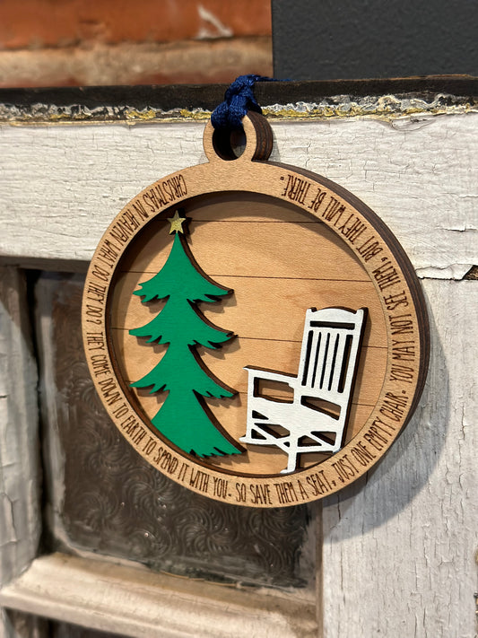 Rocking Chair Memorial Ornament