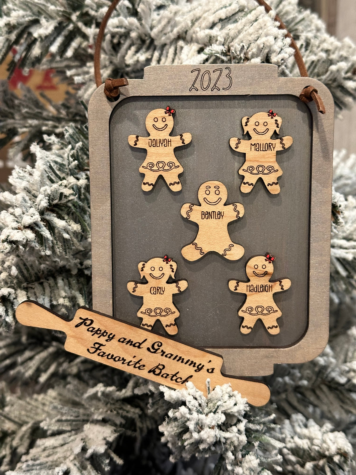 Cookie Sheet Family Ornament