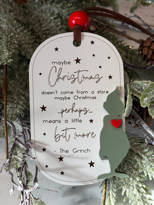 A Little Bit More Christmas Ornament