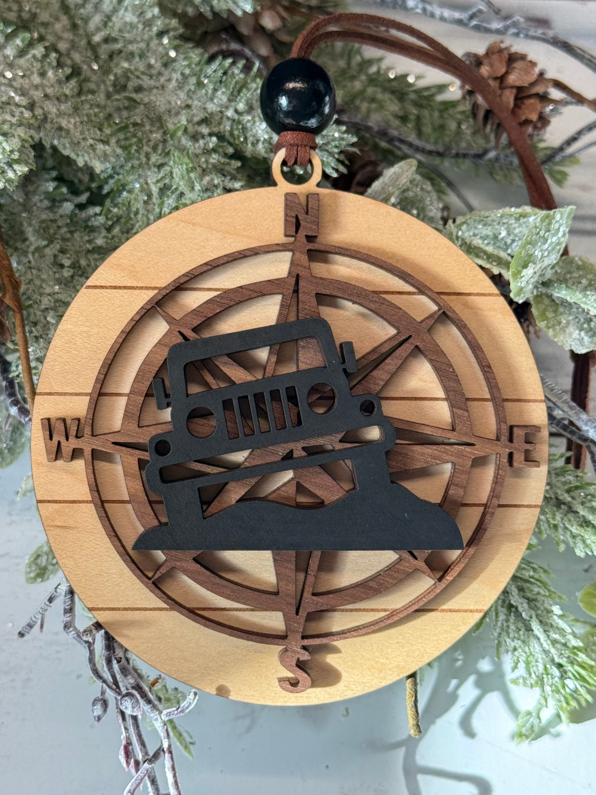 Off-Road Compass Ornament