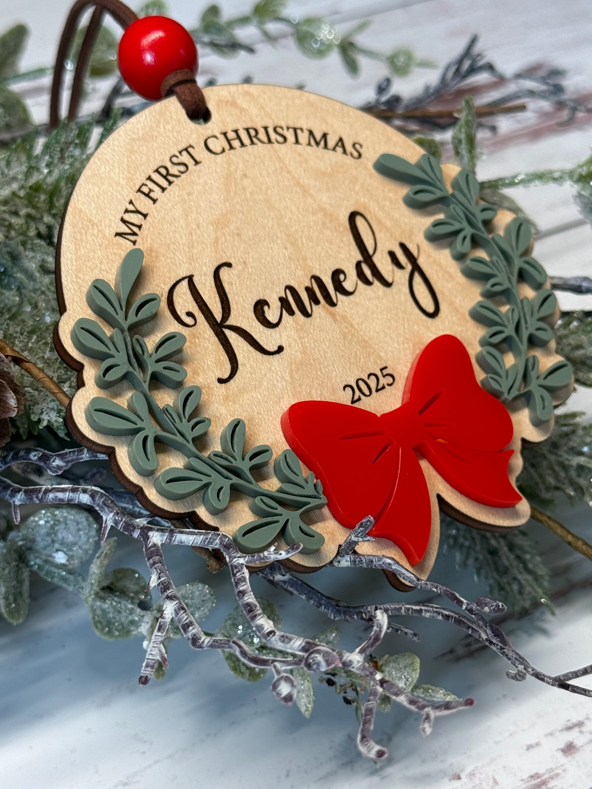 My First Christmas Wreath Ornament