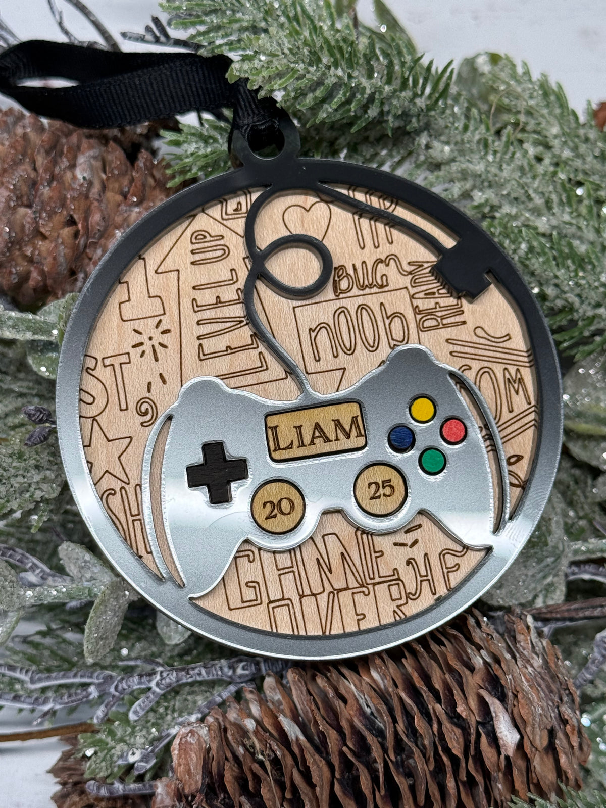 Gamer Controller Name Ornament