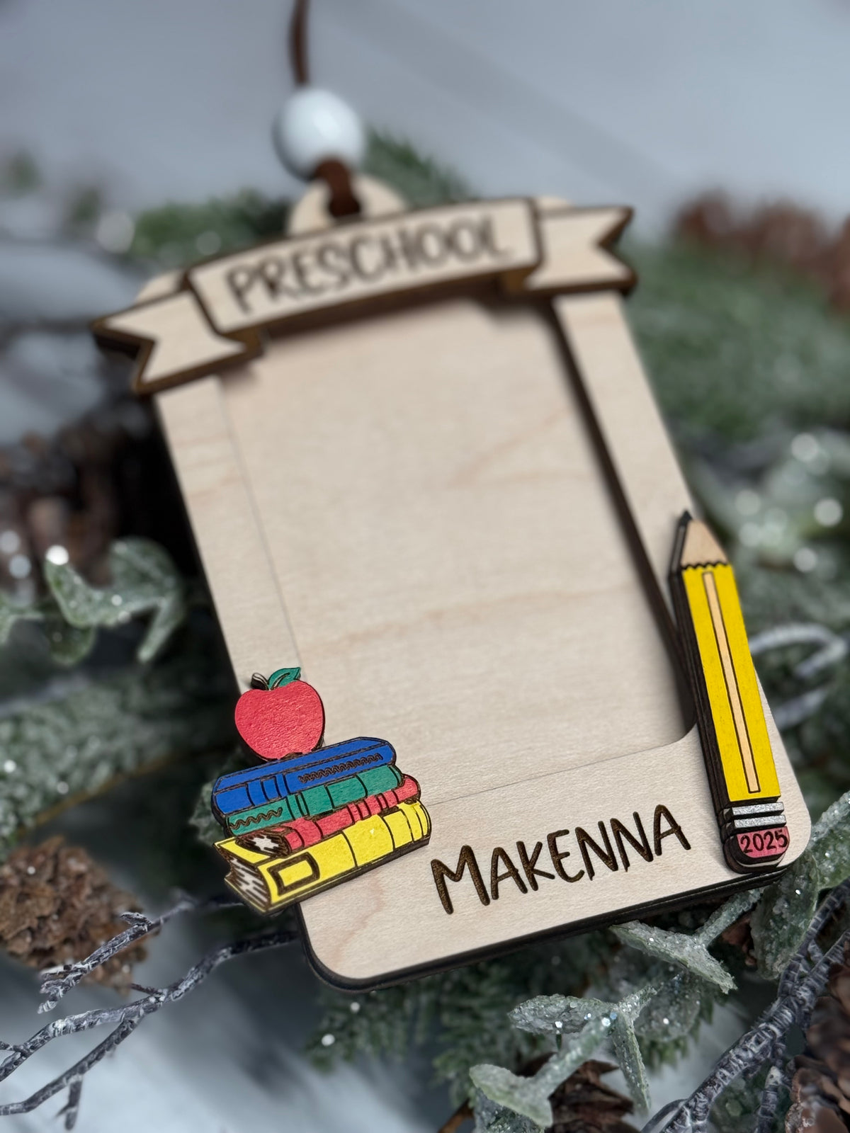 School Picture Ornament