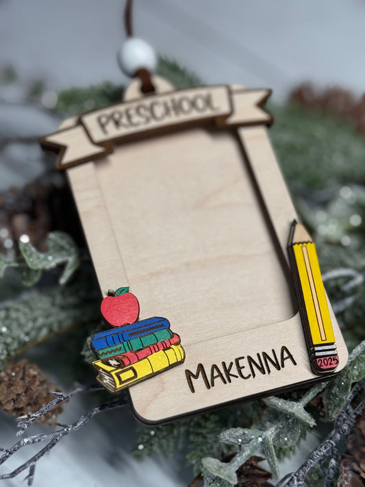 School Picture Ornament