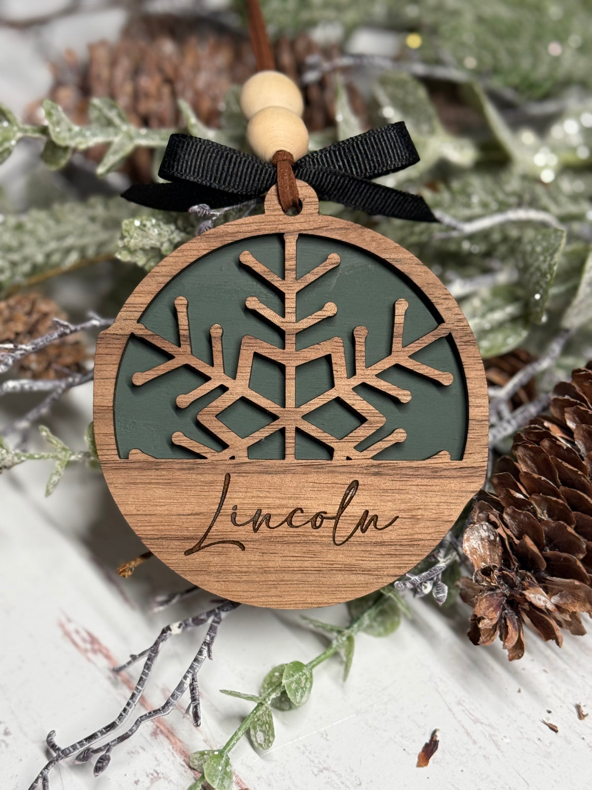 Snowflake Name Ornament