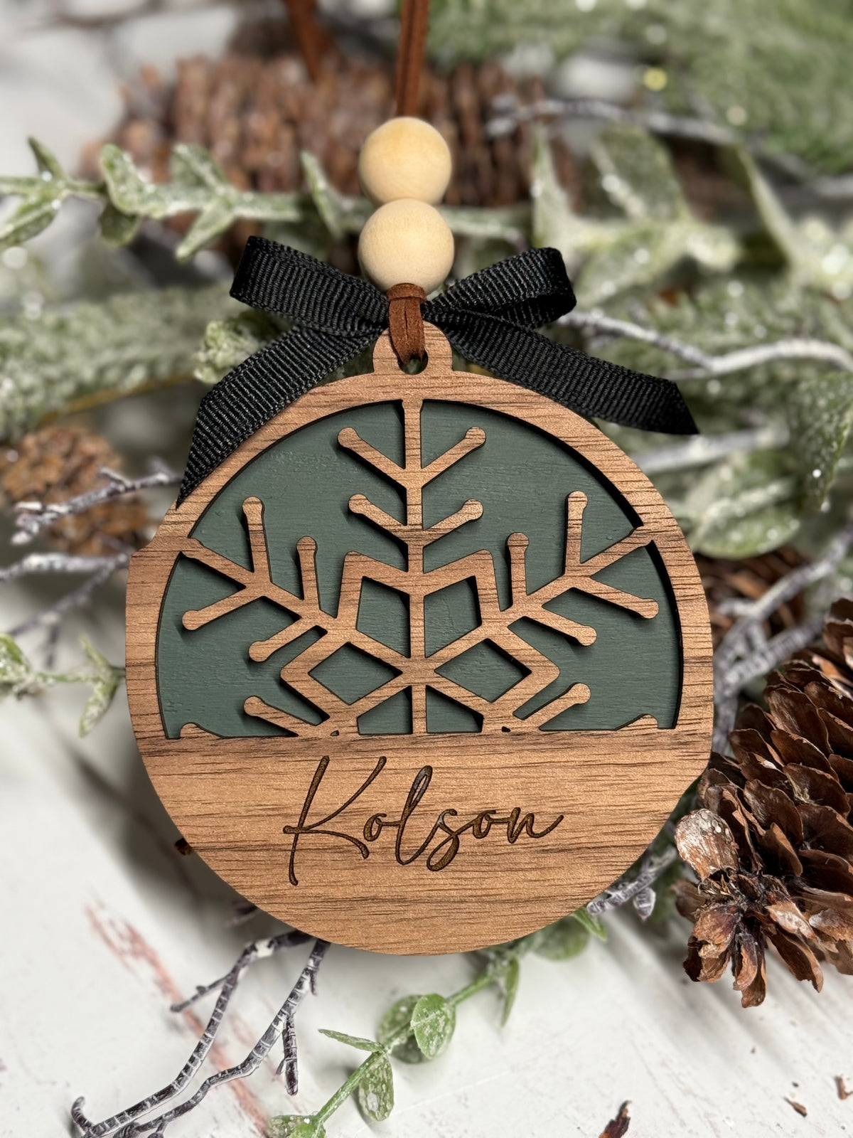 Snowflake Name Ornament