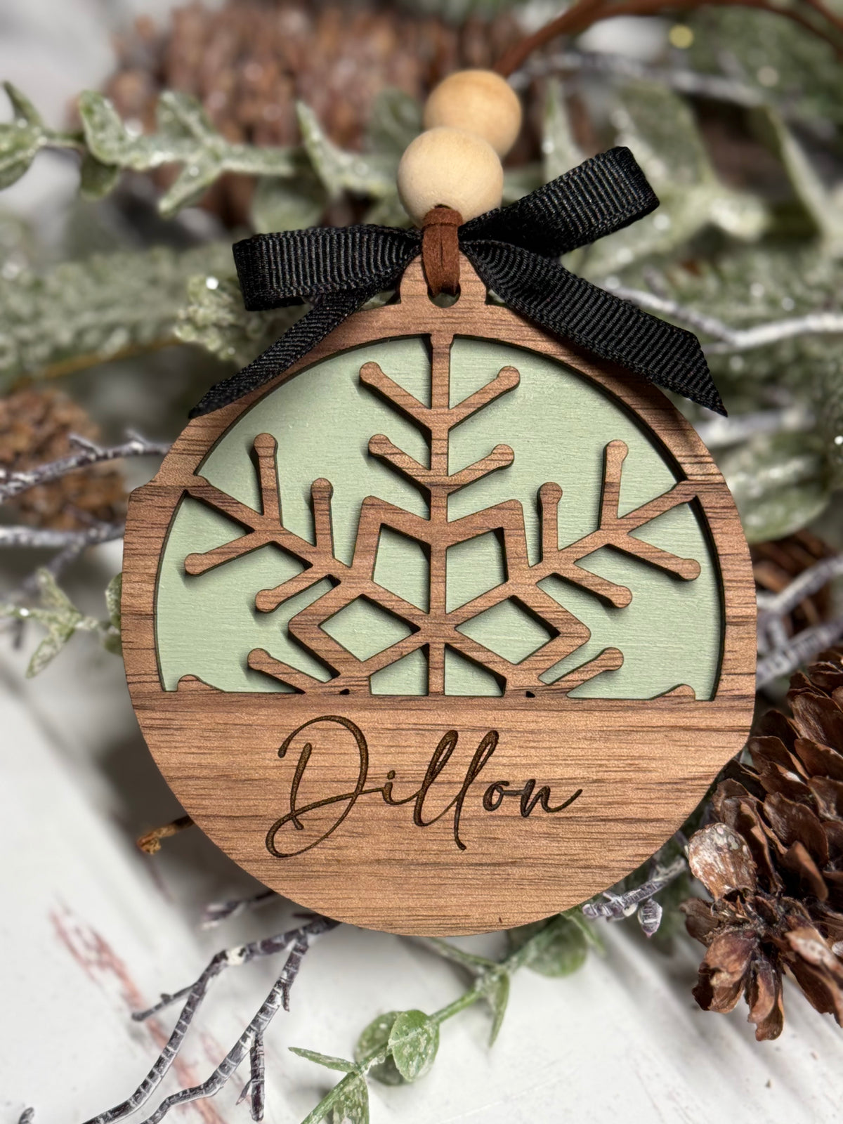 Snowflake Name Ornament