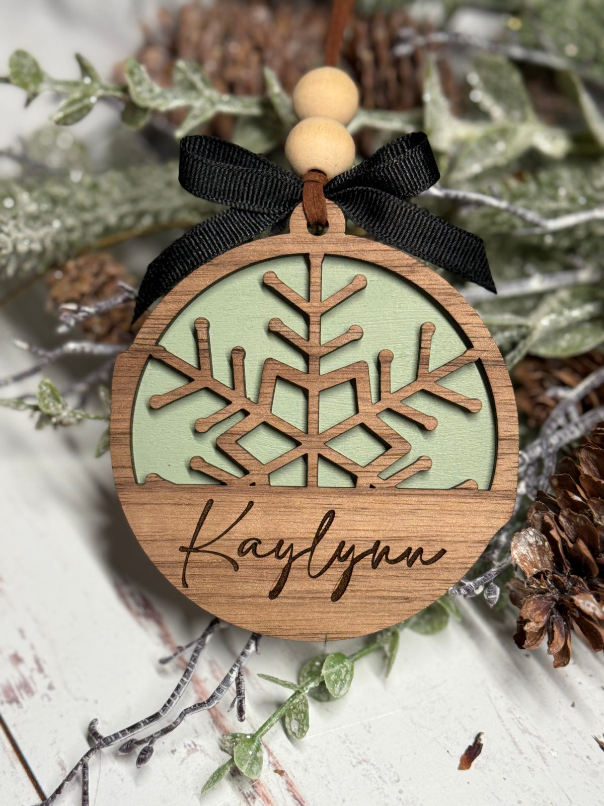 Snowflake Name Ornament