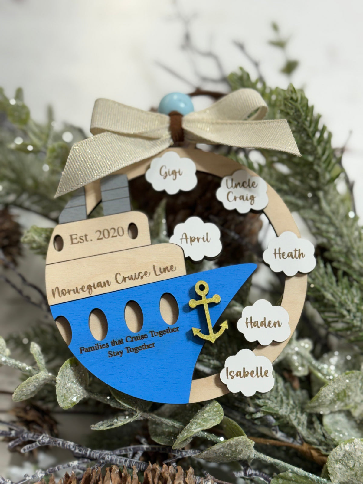 Family Cruise Ornament