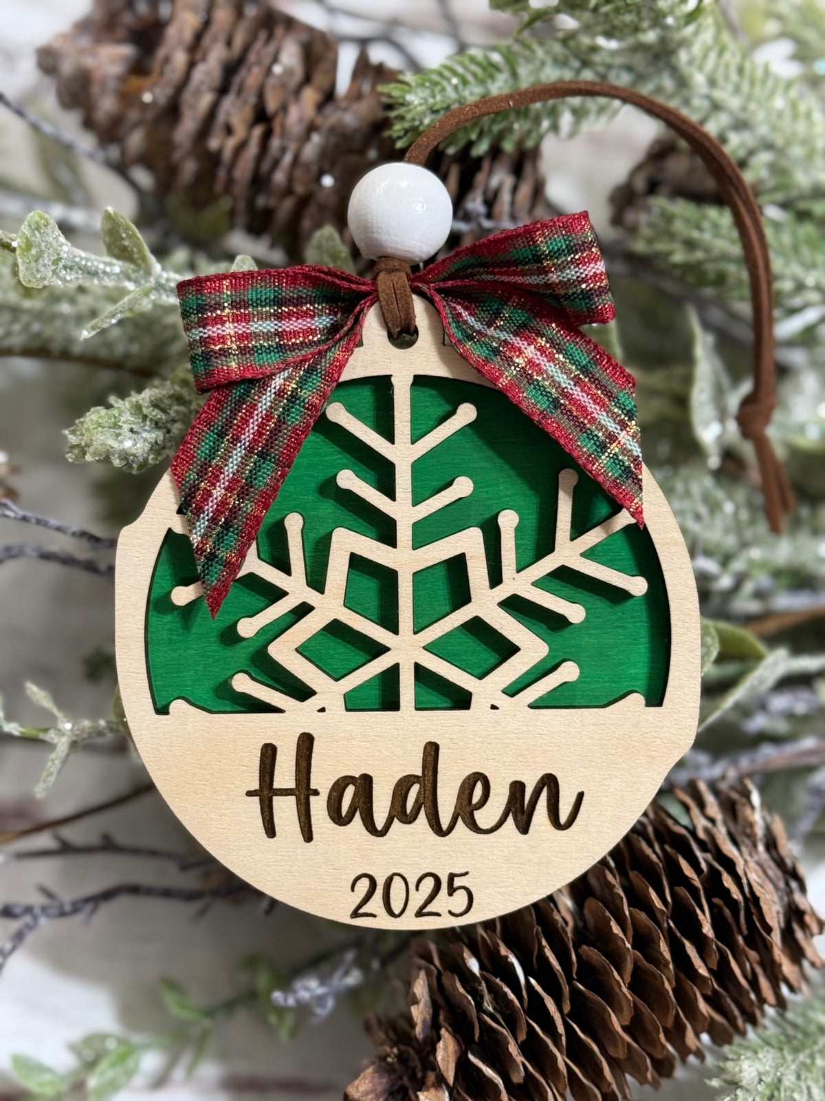 Snowflake Name Ornament