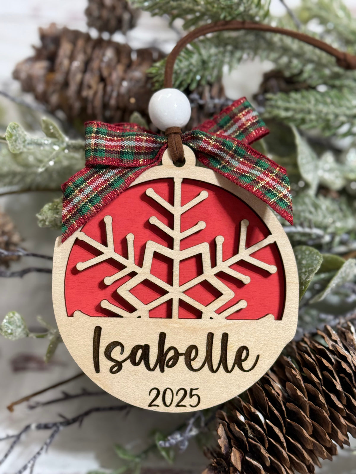 Snowflake Name Ornament